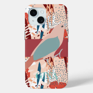 Modern Girly Cute Personalised iPhone 15 Case