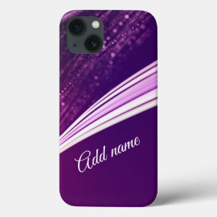 Modern Girly Purple Stylish iPhone 13 Case