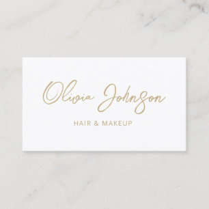 Modern Girly Trendy Hand Lettered Business Card