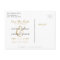 Modern glam gold glitter calligraphy save the date
