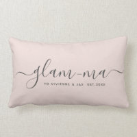 Modern Glam-ma Chic Script Fun Blush Pink Grandma