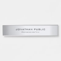 Modern Glamour Silver Template Trendy Elegant