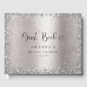 Modern, Glitter Bridal Shower    Guest Book