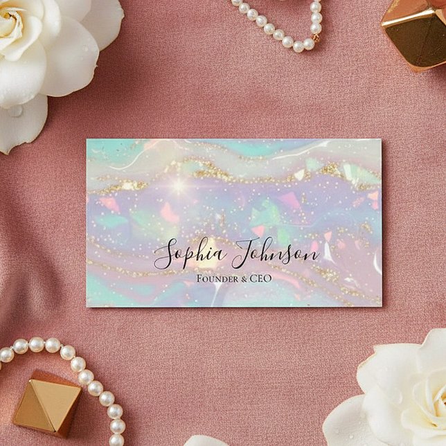 Modern Glitter Business Card (Creator Uploaded)