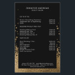 Modern Glitter Drop Gold Schwarz Flyer<br><div class="desc">Modern,  Glitter Style in Gold und Schwarz. Es wird keine echte Folie/Glitter verwendet. Es ist ein Fotodruck. Editiere es in Minuten. Über " weiteres personalisieren" kannst Du die Schriftgröße,  Farbe und Position individuell verändern.</div>