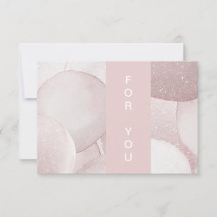 Modern Glitter Gift Certificates Flat Card