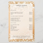 Modern  Glitter Salon Price List Flyer<br><div class="desc">Modern,   glitter,  salon,  price list flyer. Edit your product in a few minutes by adding your data. You can change the font/colour/position by "further personalisation".</div>