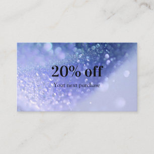 Modern Glitter Salon & Spa  Business Card