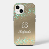 Modern Glitter Sparkle Stars Gold