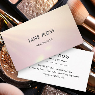 Modern Glow Salon Business Card