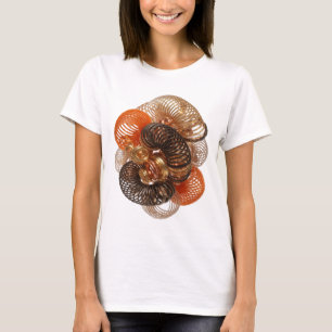 Modern Gold ABSTRACT ART Art Print T-Shirt