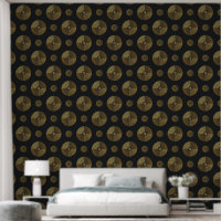 Modern Gold Art Deco Circles