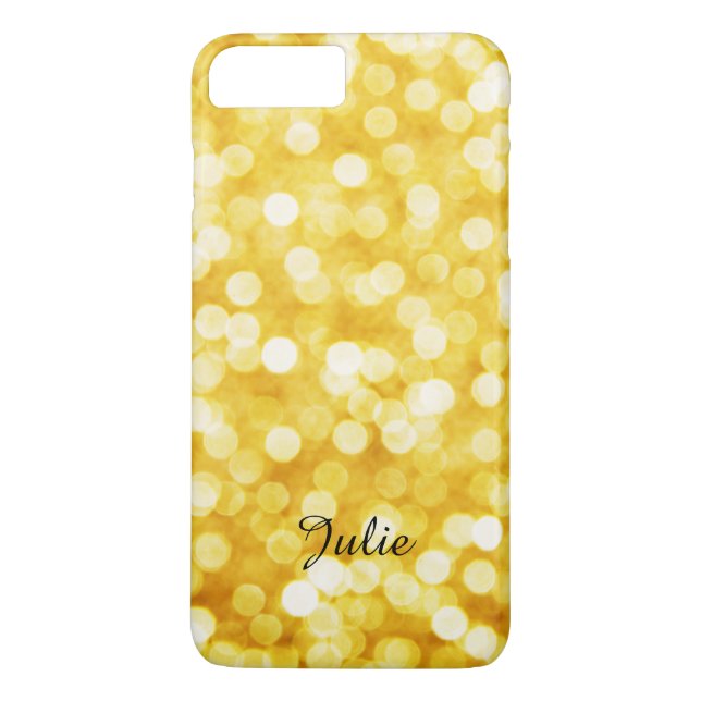 Modern Gold Bokeh Apple iPhone 8Plus/7Plus Case (Back)