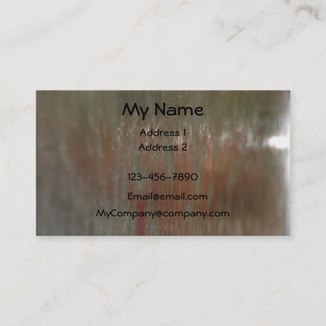 Modern Gold Business Card (Front)