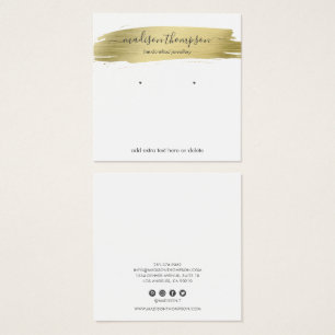 Modern Gold Chic Earring Display