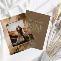Modern Gold Chocolate Artistic Photo Wedding