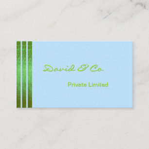 Modern Gold Company Business Card for Business