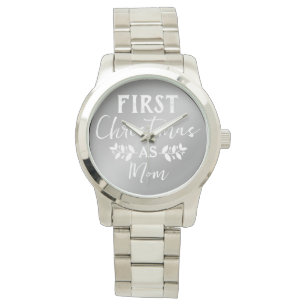 Modern Gold First Christmas as Mum Christmas Watch