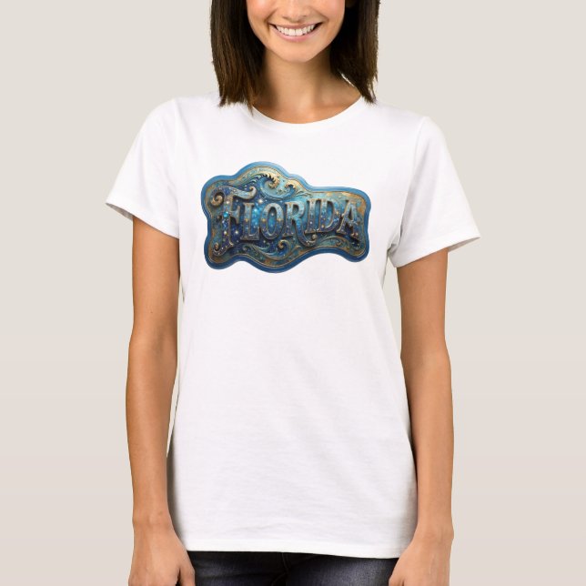 Modern Gold FLORIDA Tee (Front)