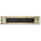 Modern Gold Flowers Black Circle Desk Nameplate