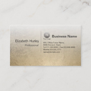 Modern Gold Foil Texture Business Card Template