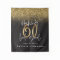 Modern gold glitter 60th birthday party decor