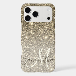 Modern Gold Glitter Sparkles Personalised Name
