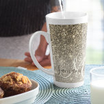 Modern Gold Glitter Sparkles Personalised Name Latte Mug<br><div class="desc">Introducing our Modern Gold Glitter Sparkles Personalised Name collection, where elegance meets customisation. Step into a world of shimmering beauty with our exquisite range of products, designed to add a touch of luxury to your everyday life. Our collection showcases the captivating allure of modern gold glitter sparkles, creating a dazzling...</div>