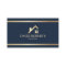 Modern Gold House Logo Real Estate Realtor Navy