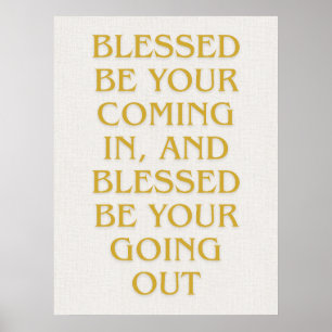 Modern Gold Jewish Wall Art - Piece 1 of 3