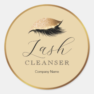 Modern Gold Lash Cleanser Product Label