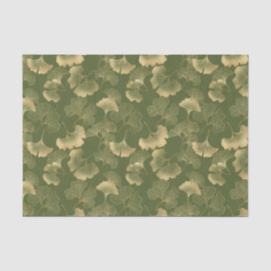 Modern Gold Leaf Pattern Tissue Paper