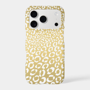 Modern Gold Leopard Outline
