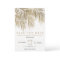 Modern gold palm tree elegant save the date