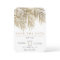Modern gold palm tree elegant save the date