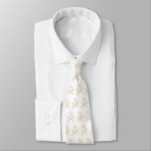 Modern Gold Rose Minimal Tie
