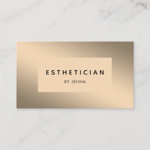 Modern Gold Salon  Business Card  Visitenkarte