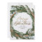 Modern gold script eucalyptus botanical Christmas