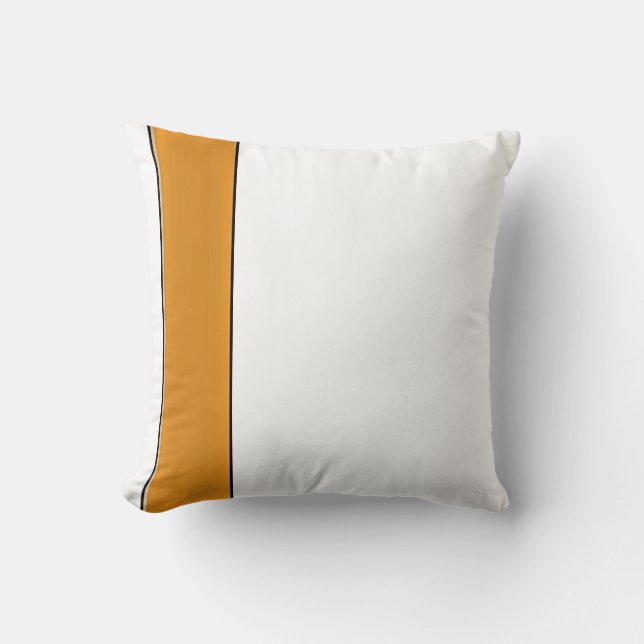 MODERN GOLD STRIPED PILLOW (Front)