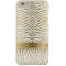 Modern Gold Zebra Stripes 2 White Background