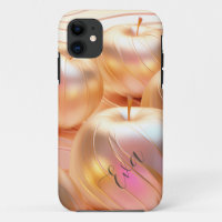 Modern Golden Apples, Rose Gold, 