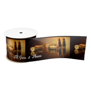 Modern Golden Cartridges Satin Ribbon