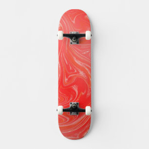 modern golden fashion pattern skateboard
