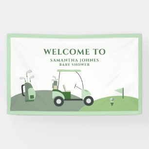 Modern Golf Baby Shower  Banner