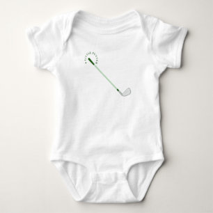 Modern Golf Baby Shower Bodysuit