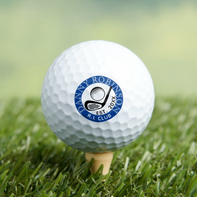 Modern Golf Club Name Established Year Golf Balls (Insitu Tee)
