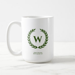 MODERN GOLF DAD GOLF FATHER'S DAY MONOGRAM COFFEE MUG
