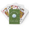 Modern Golfer Dad's Golf Club Playing Cards
