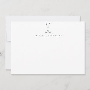 Modern Golfers Personalised Card