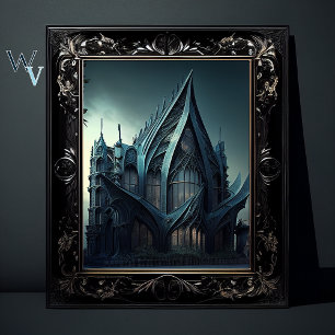 Modern Gothic Art Poster
